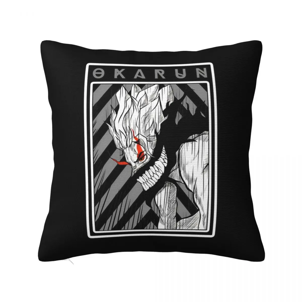 Okarun Dandadan Anime Pillowcase Polyester Cushion Cover Decoration Pillow Case Cover Car Square 18'