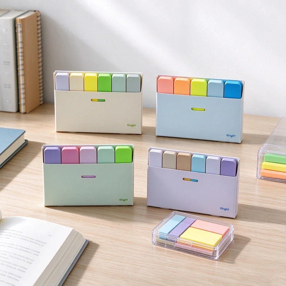 300/360 Sheets macaron color index stickers, artistic multi-color sticky notes, file pagination labels, book tags
