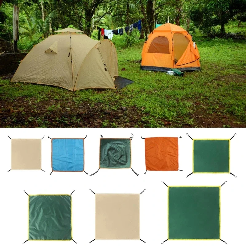 56*56CM Outdoor Camping Survival Awning Waterproof Tent Head Cloth Cover Tent Roofs Top Shelter Sunshades Rainproof Tarp Durable 