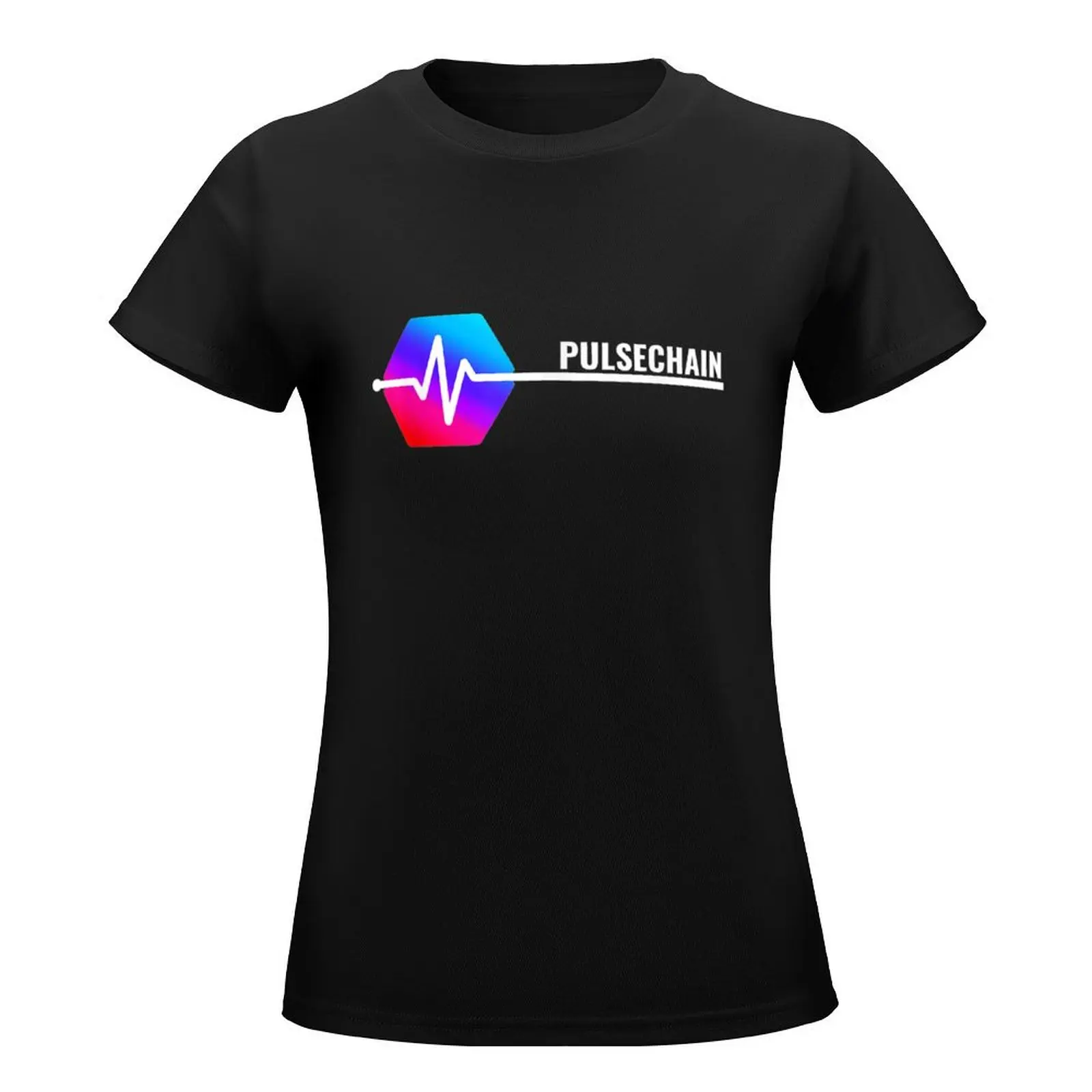 PulseChain - PulseChain Crypto HEX Cryptocurrency T-Shirt Aesthetic clothing kawaii clothes Women tops