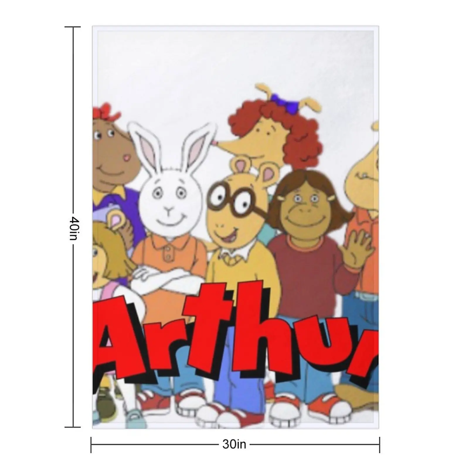 Arthur and friends Throw Blanket Sofa Throw bed plaid Soft Beds Fashion Sofas Blankets