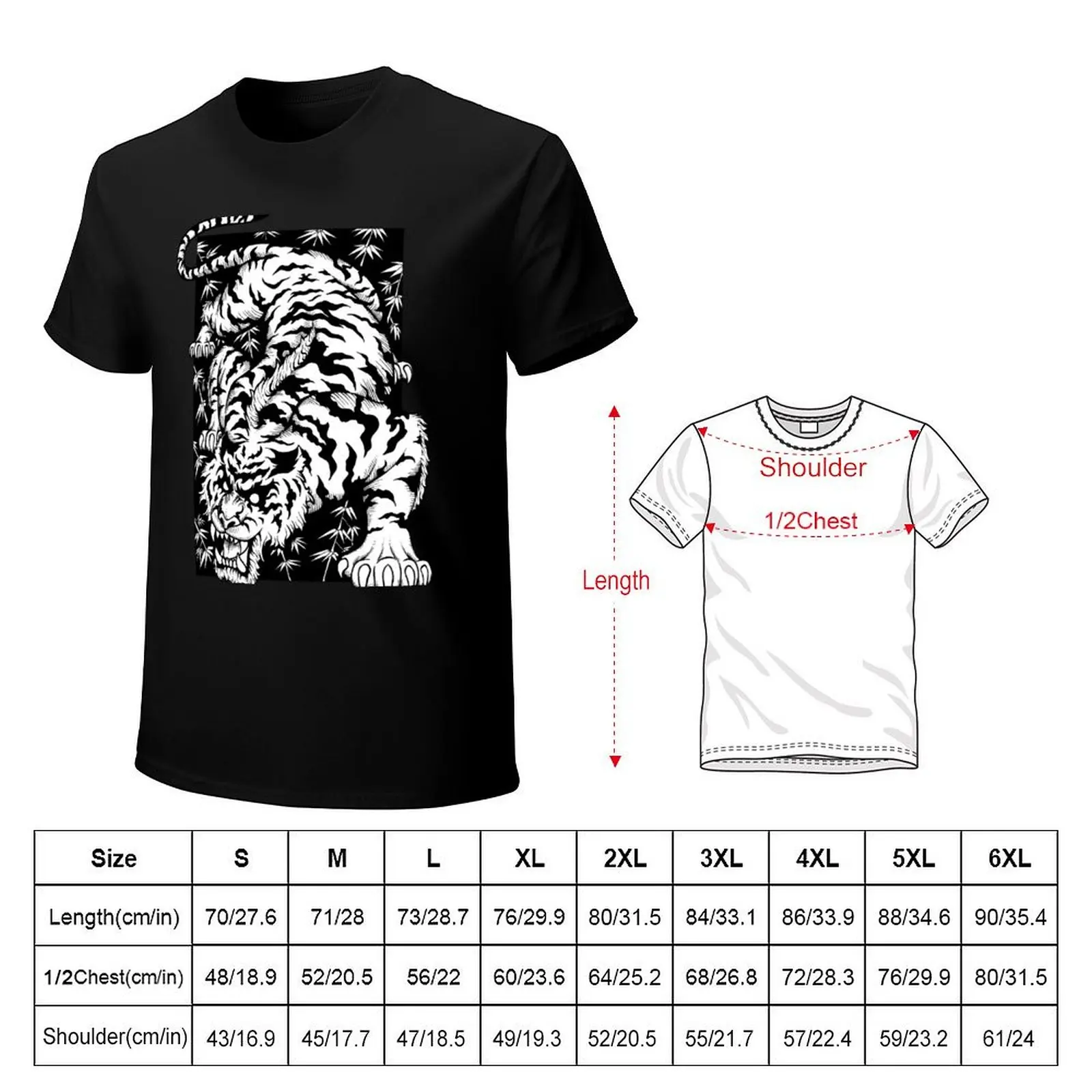 Tiger T-Shirt man t shirt summer T-Shirt