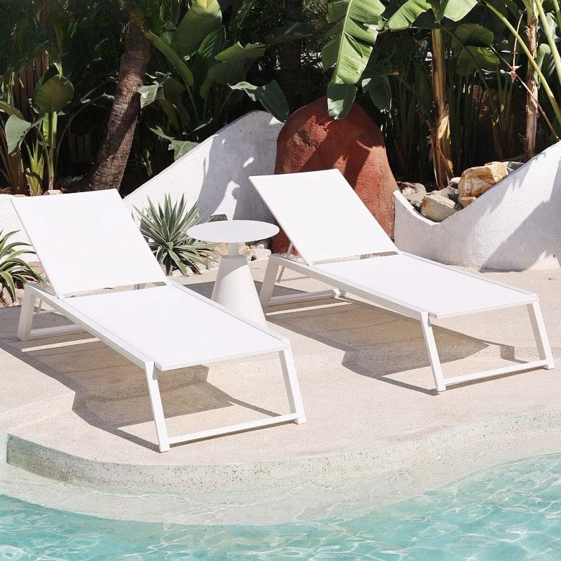 

Outdoor Beach Chairs, Swimming Pool Loungers, Hotel Pool Loungers, Waterproof and Sunproof Outdoor Beach Chairs