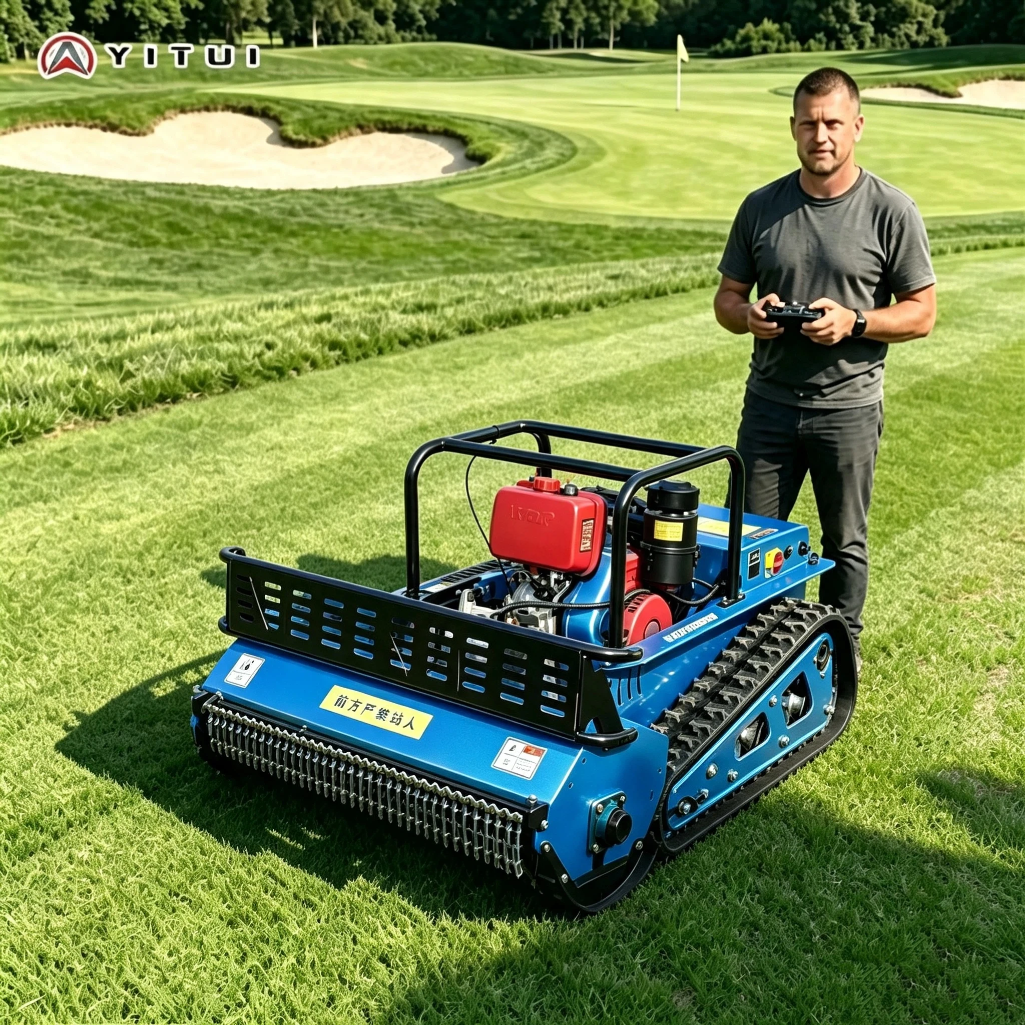 Customized Lawn Mower, Ce Certificate Certified, Euro 5 Compliant, High Efficient Performance For Home Garden Golf Fields