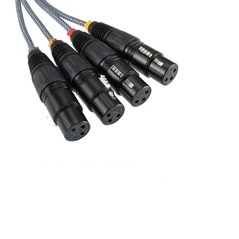 

Male+Female 1Pair RJ45 To XLR Audio Cable DMX Splitter For Snake Cable Network Extension Of Stage Or Studio Recording