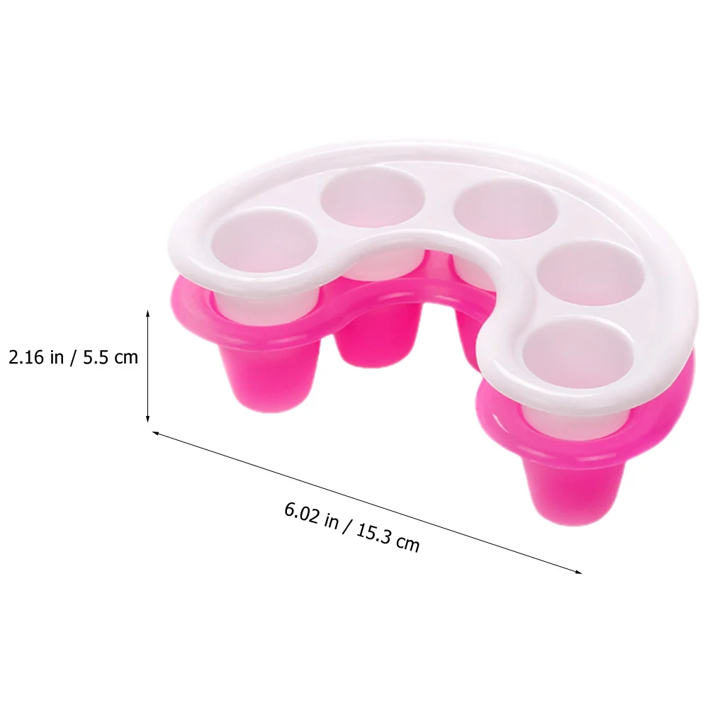 2Pcs Manicure Soaking Bowls Durable Nail Polish Removal Bowls Nail Art Tools for Salon Home Use DIY Manicure Bowl