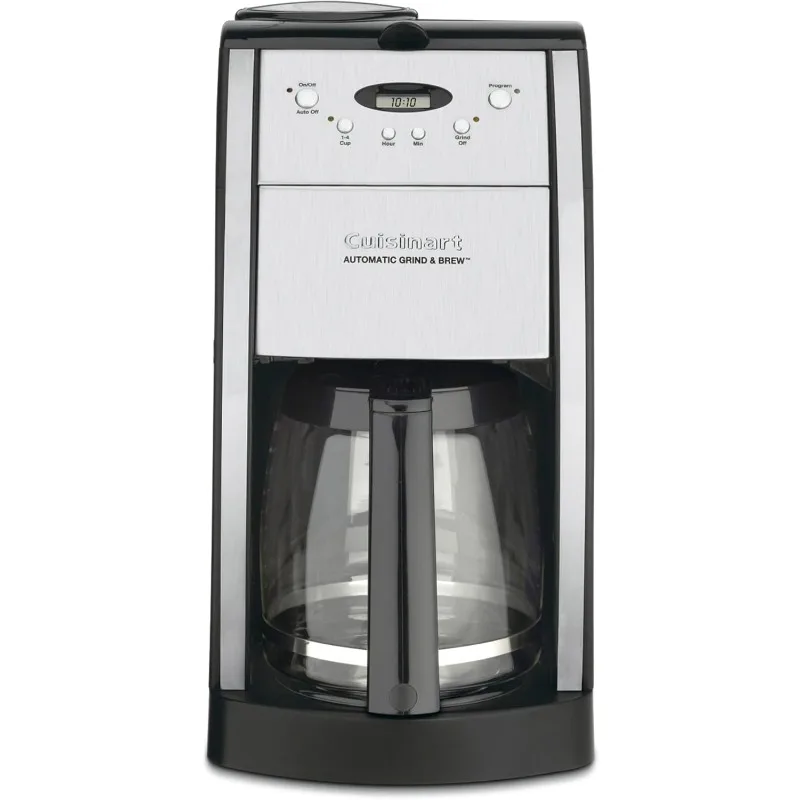 

Cuisinart DGB-550BKP1 Automatic Coffeemaker Grind & Brew, 12-Cup Glass, Black