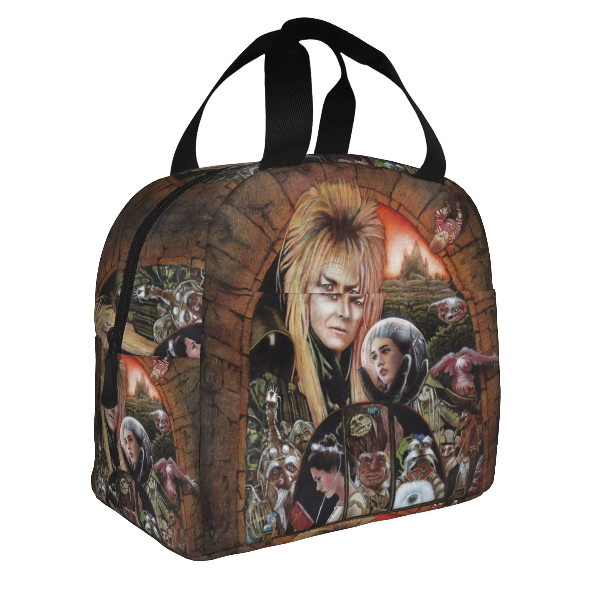 Fantasy Film L-Labyrinths Pencil Case for Boy Girl Big Capacity Jareth The Goblin King Pen Box Bag School Supplies