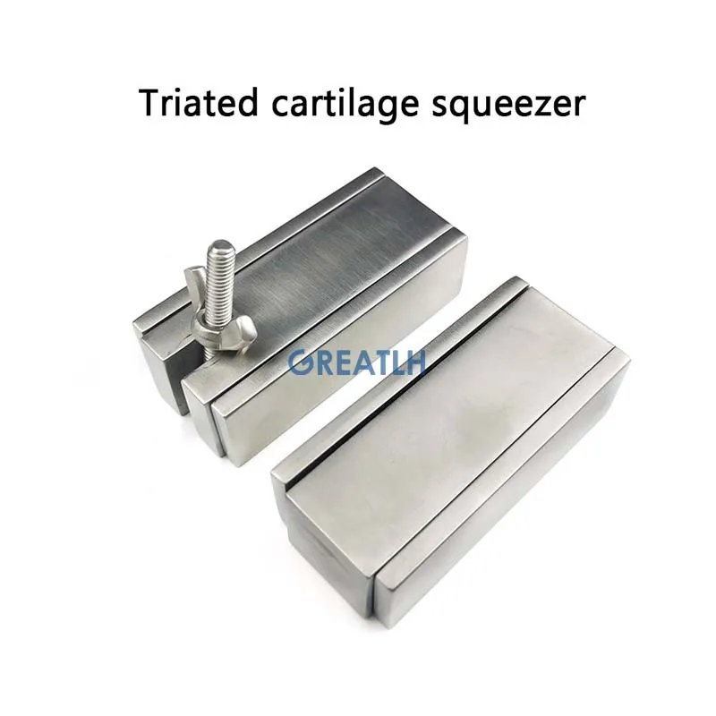 Nose Shaping Tools Horizontal Plate Cartilage Squeezer Crusher Imported Stainless Steel