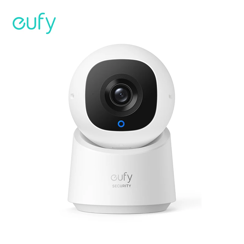 Eufy Security Indoor Cam C220 telecamera di sicurezza con risoluzione 2K con telecamera interna di sicurezza Plug-In PTZ a 360 ° con wi-fi umano