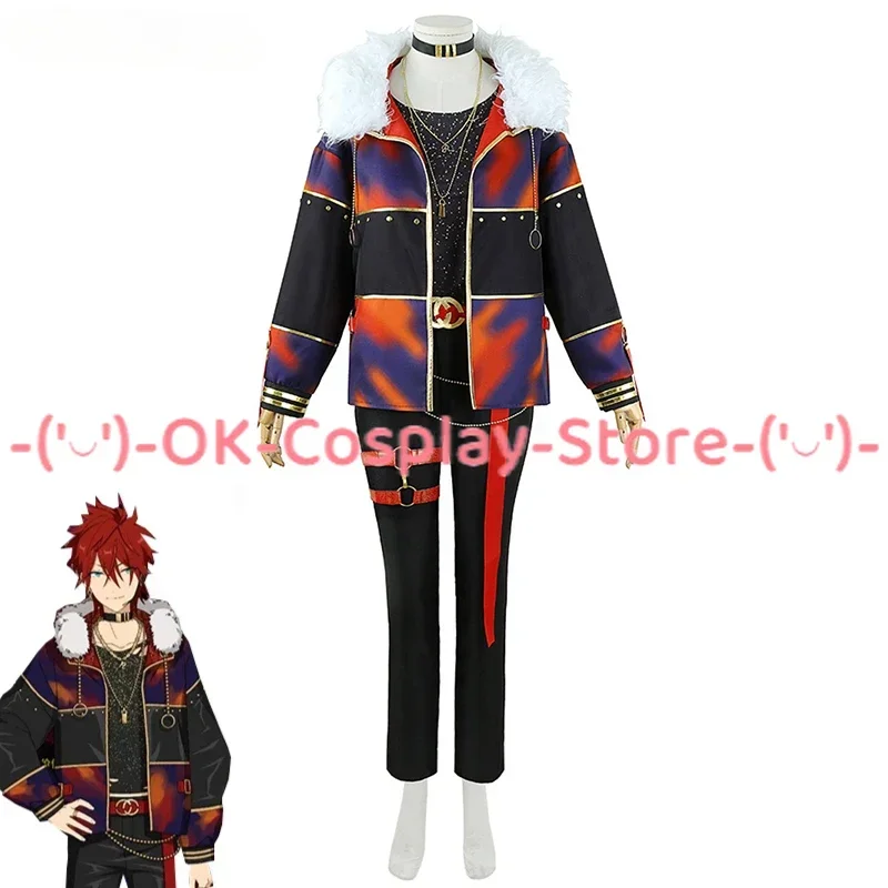 Amagi Rinne Cosplay Costume Game Ensemble Stars Crazy:B Cosplay Suit Coat Shirt Pants Halloween Party Uniforms Custom Made