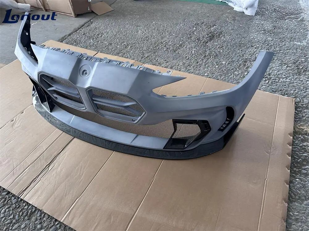 Used for M3 G80 M4 G82 G83 Upgraded Third-generation AD Style Partial Carbon Dry Carbon Fiber Front Bumper