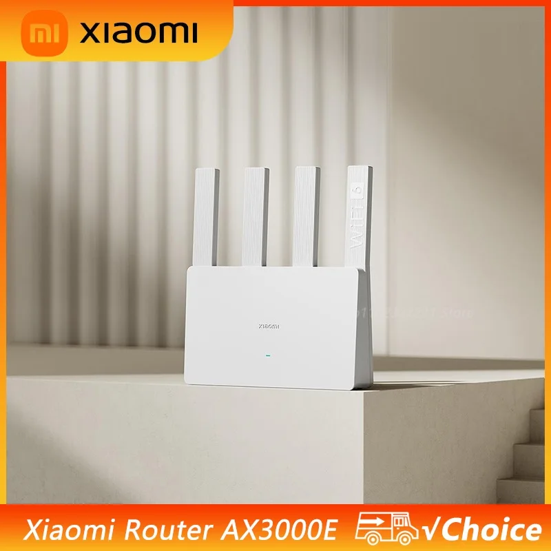 

НОВЫЙ маршрутизатор Xiaomi AX3000E WiFi 6 3000 Мбит/с, двухдиапазонный гигабитный чип Qualcomm, два порта WAN, 256 МБ, сетчатая сеть с большой памятью