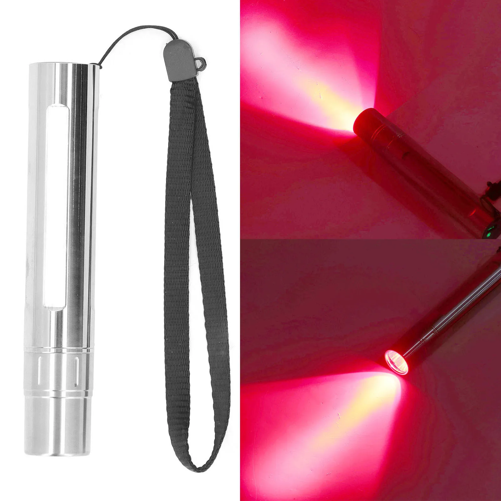 

Инфракрасный терапевтический фонарь 630нм 660нм 850нм из нержавеющей стали с LED-подсветкой и ремешком для голеностопа