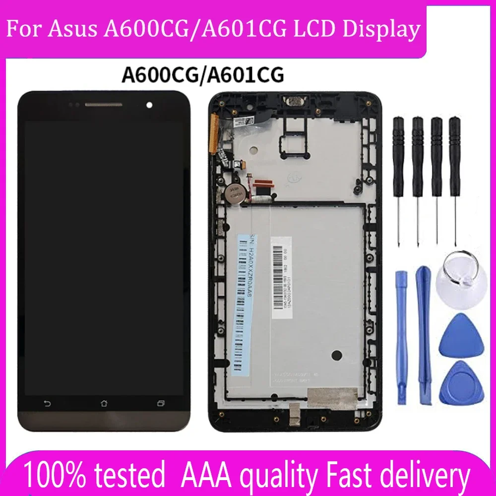 

6.0" Original LCD For ASUS ZenFone 6 A600CG A601CG T00G LCD Touch Screen Digitizer Replacement 1280x720 IPS Display Free Tools