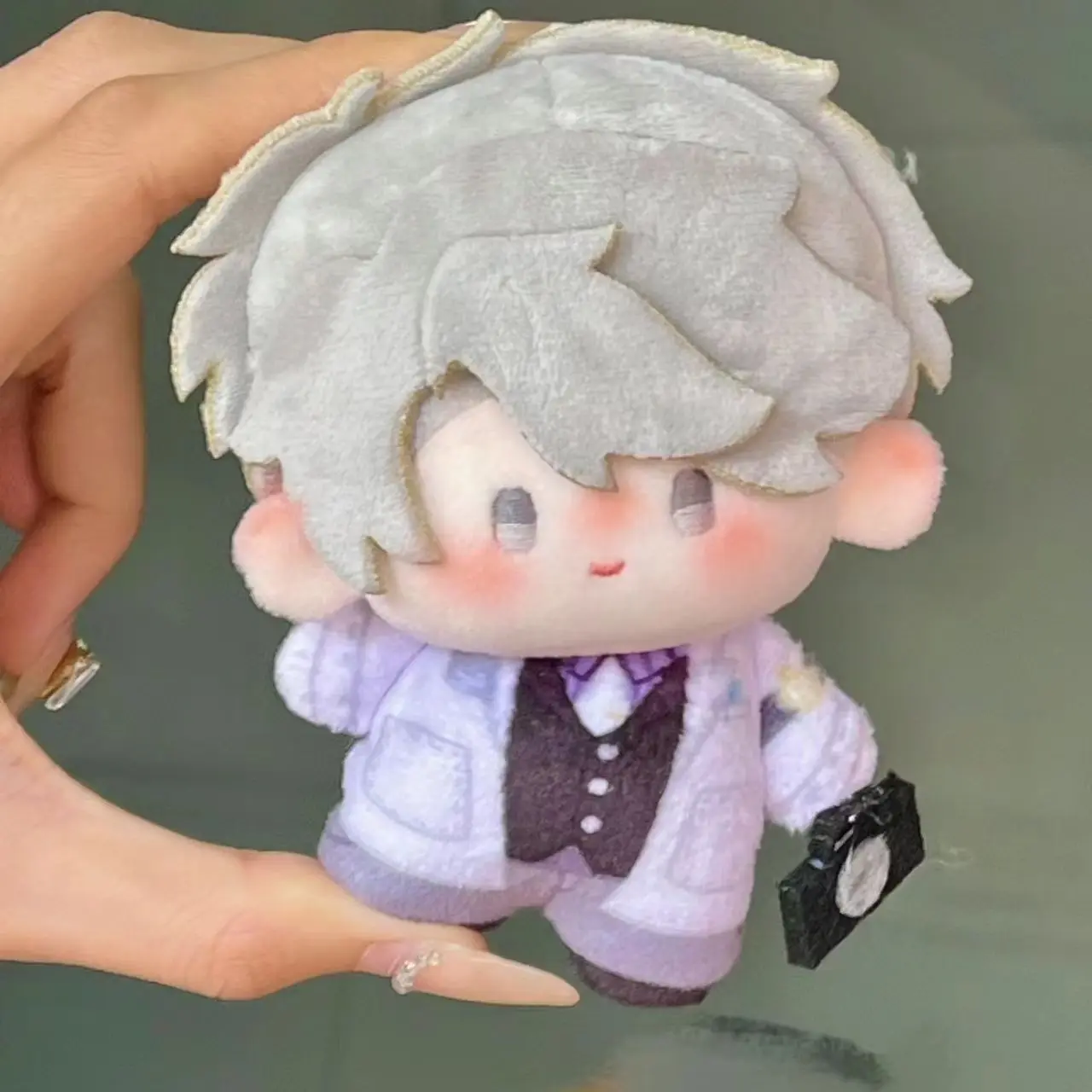 10CM Game Identity V Embalmer Aesop Carl Adorable Plush Doll Cartoon Soft Starfish Body Pendant Keychain Anime Toy Gift