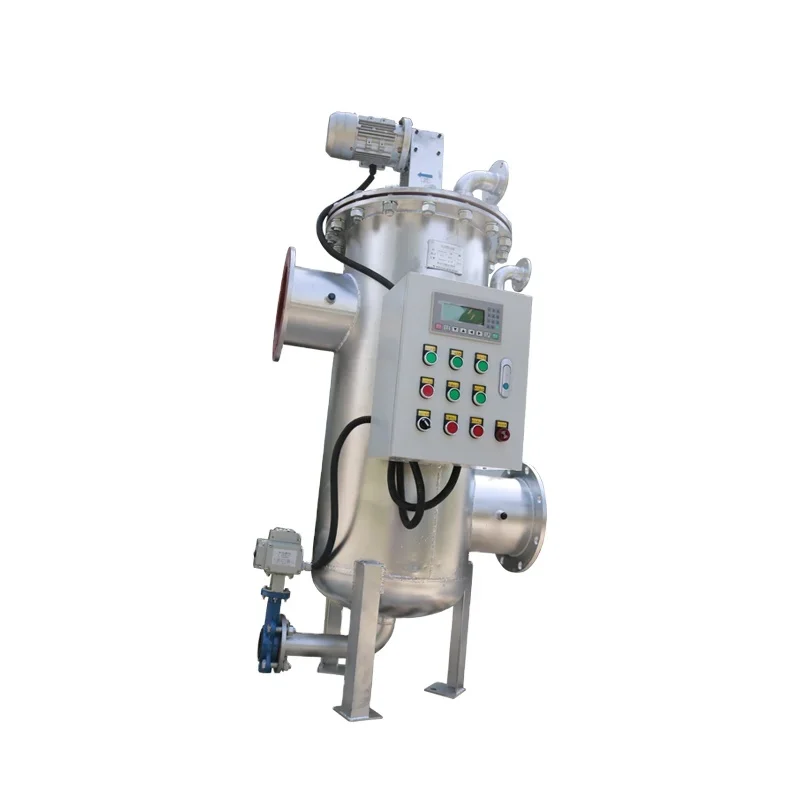 

1-year warranty online support for cooling water purification 20-1500 M3/h automatic self-cleaning water filter