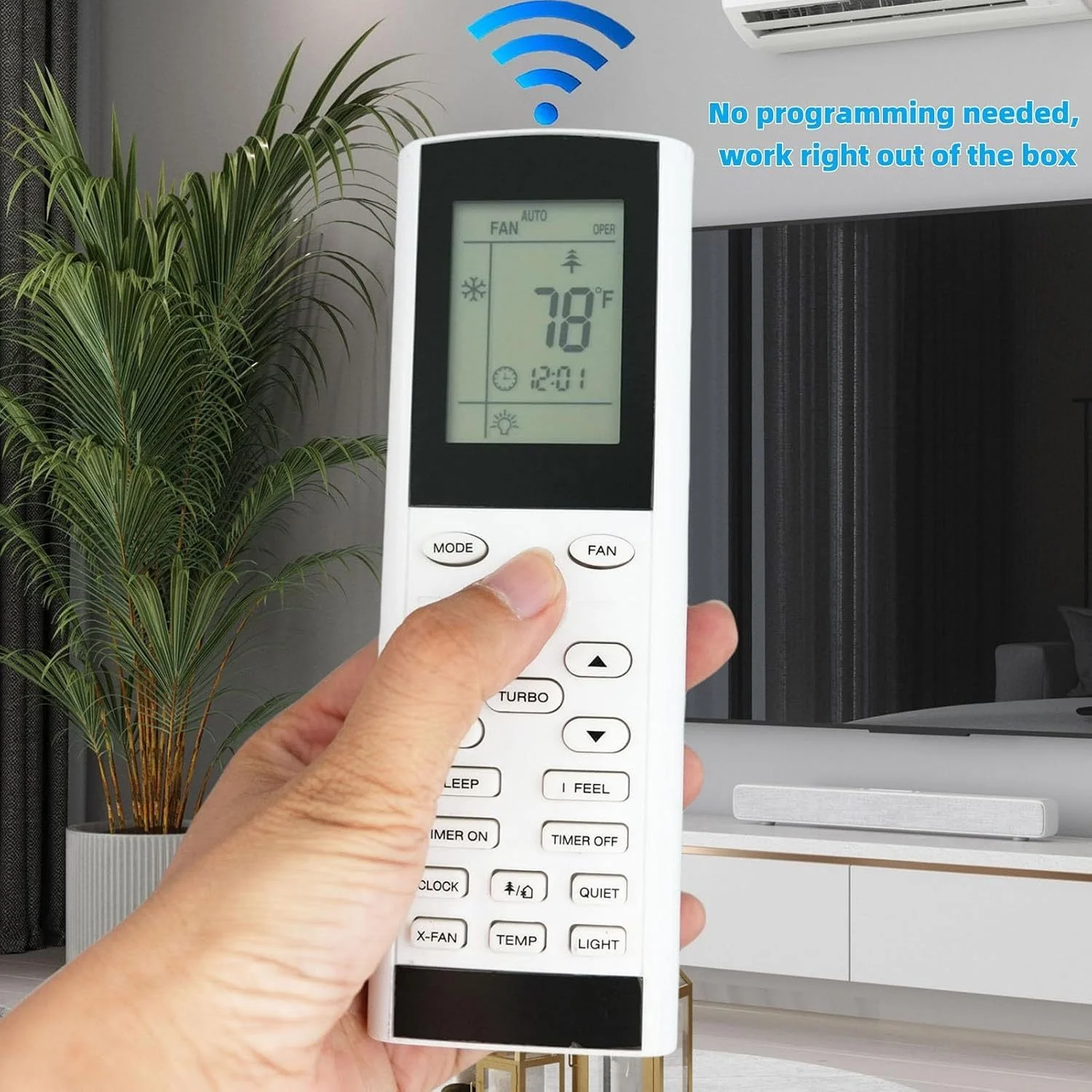Suitable for Air Conditioner Remote Controls Tadiran Electrolux Gree ZACS-07 HPF YACIFB YAC1FB YAC1FB6 YAC1FB9