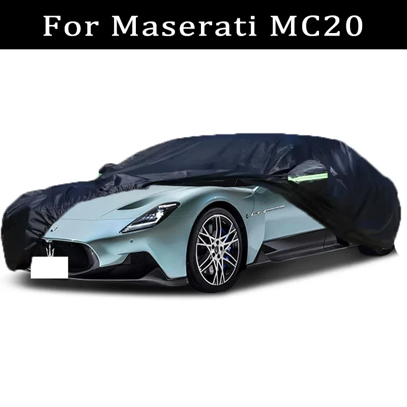 

For Maserati MC20 Car Covers Outdoor Waterproof Dustproof Sun Rain Snow Protection Thick Oxford Cloth Full Car Accessories
