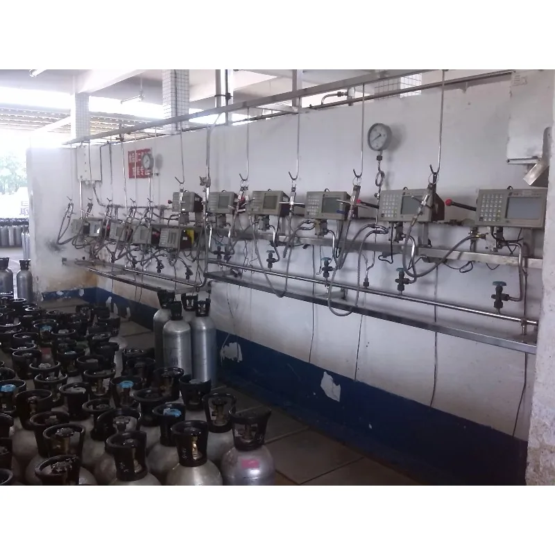 Easy For Operation Fully Automated CO2 Gas Cylinder Filling Machine Weight Filling Machine