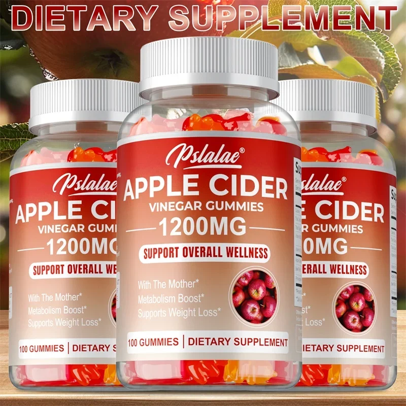 Apple Cider Gummies - Body Slimming, Reduces Bloating, Improves Digestion, Weight Management, Lose Weight, Fat Burner