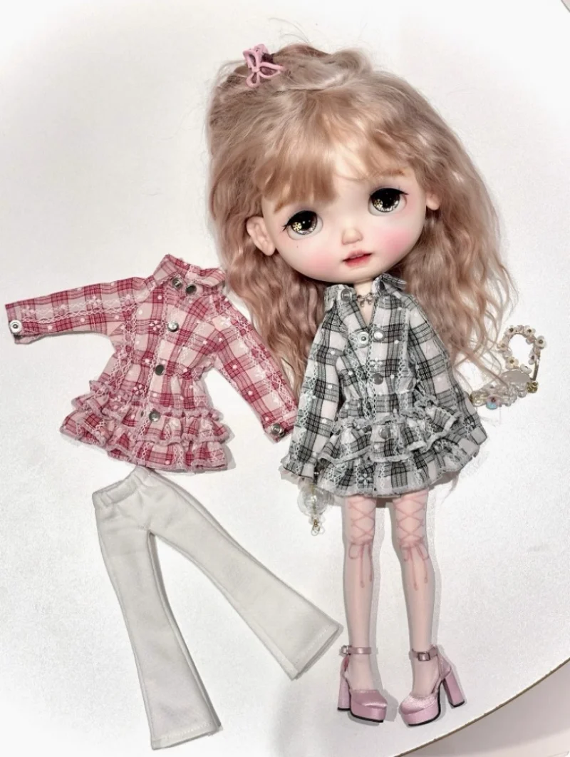 

Кукольное платье Blythe ob24, рубашка, юбка-тортик, детское платье, спортивные аксессуары для кукол в балетном стиле