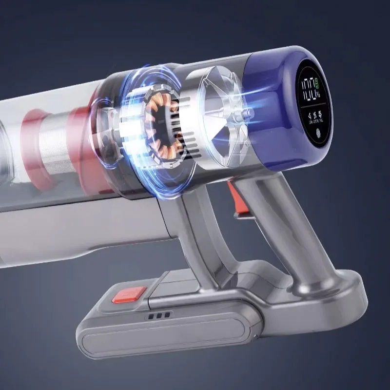 مكنسة كهربائية محمولة باليد IDEACH 38kPa مع شاشة تعمل باللمس مكنسة كهربائية 3 أوضاع طاقة مكنسة كهربائية منزلية قابلة لإعادة الشحن