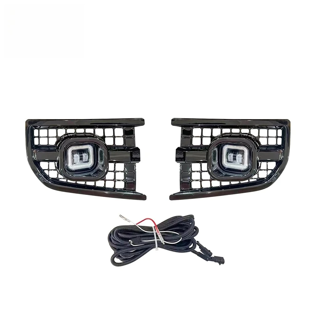 LED Grille Lights Daytime Running Light DRL Fog Lamp Upgrade For Defender L663 2020+ Auto Parts Exterior Accessories