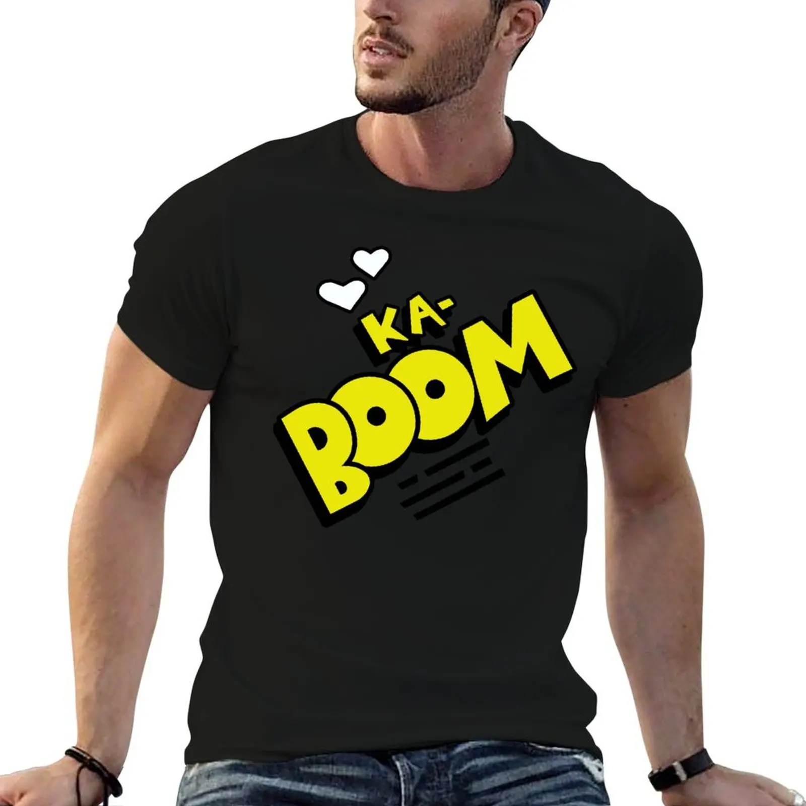 Ka-Boom T-Shirt graphic t shirt vintage heavyweights T-shirts for men cotton
