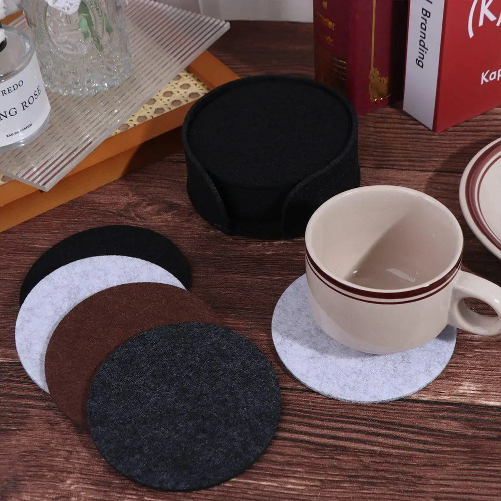 10-piece set Simple Coffee mat wok stand Heat Insulation Household Kitchen Accessories Teacup mat Table pad Kettle mat Cup Mat