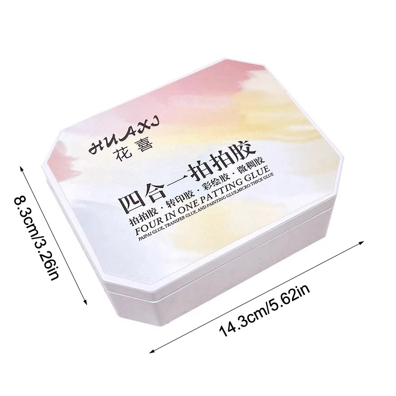 

⭐ 4 Colors Nude Painting Gel Drawing Gel Palette French Nail Polish UV Gel Nail Salon Holographic Manicure Nail Art Tool