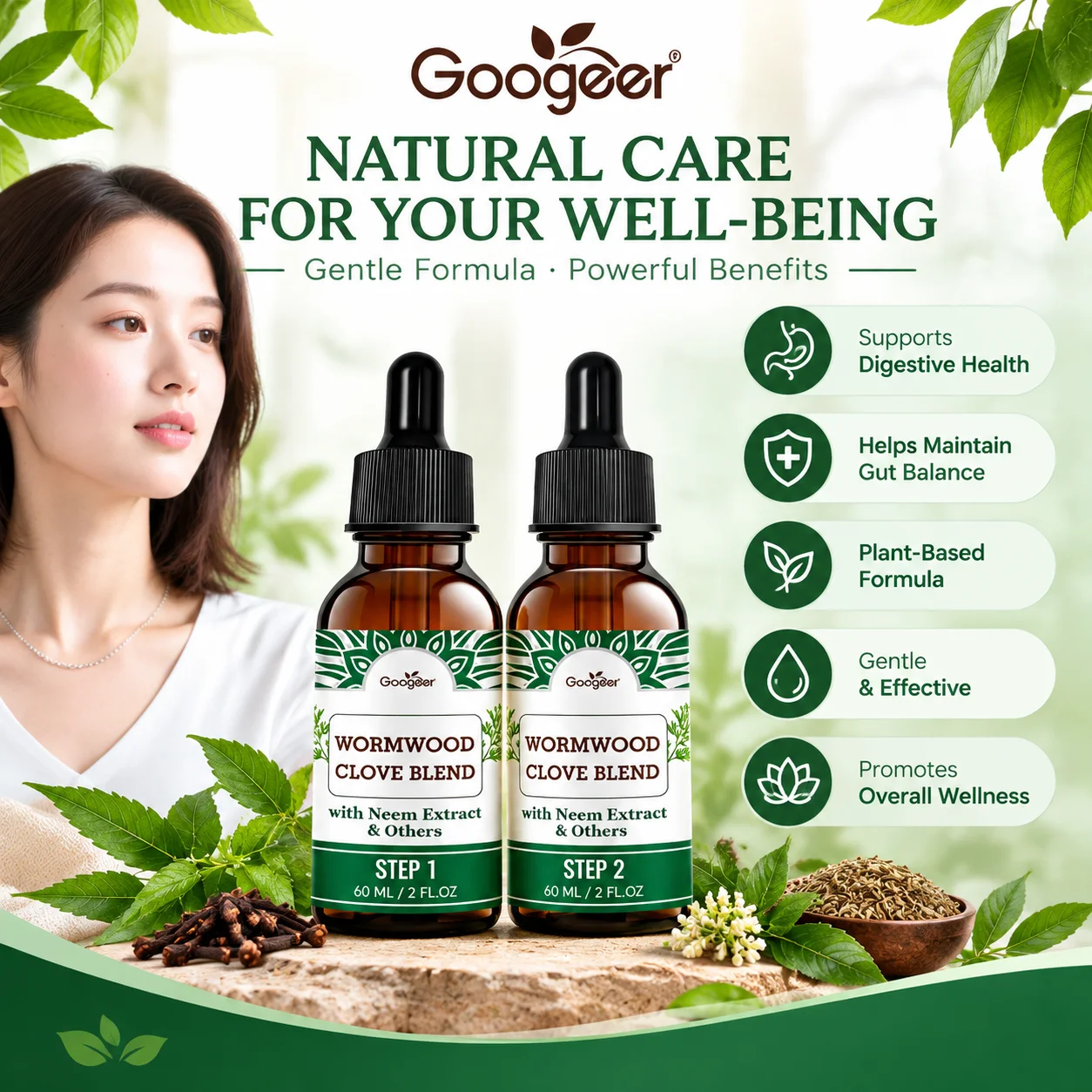 Paket Perawatan Kesehatan Usus - Herbal Supplement ulasan dan harga