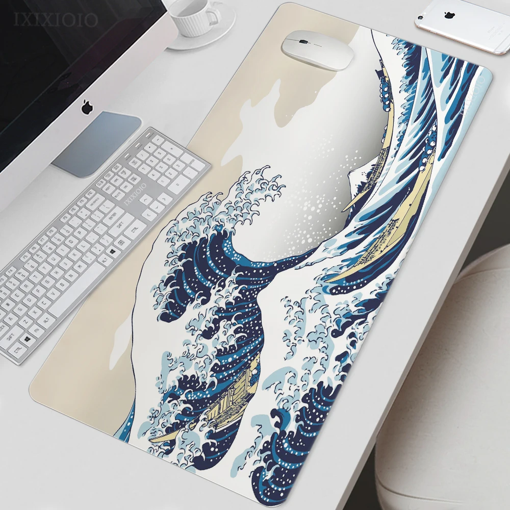 Mouse Pad Gaming Great Wave XL New Computer HD Home Mousepad XXL Desk Mats Natural Rubber Soft Office PC Mouse Mats