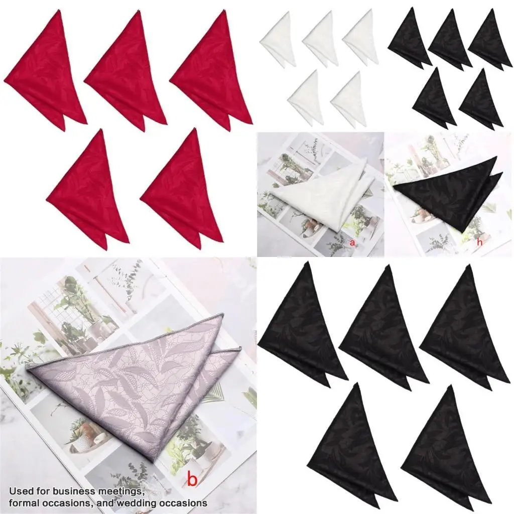 652f Pocket Square Sweat che asciuga il fazzoletto per bambini uomini donne anziani Fazzolefiefief