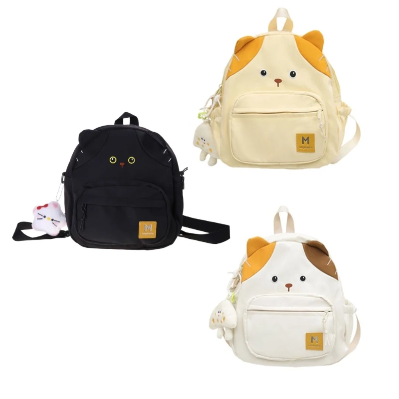 

Women Aesthetic Backpack Girl Small Travel Backpack Cartoon Cats Backpack Student School Backpack for College Work 066F