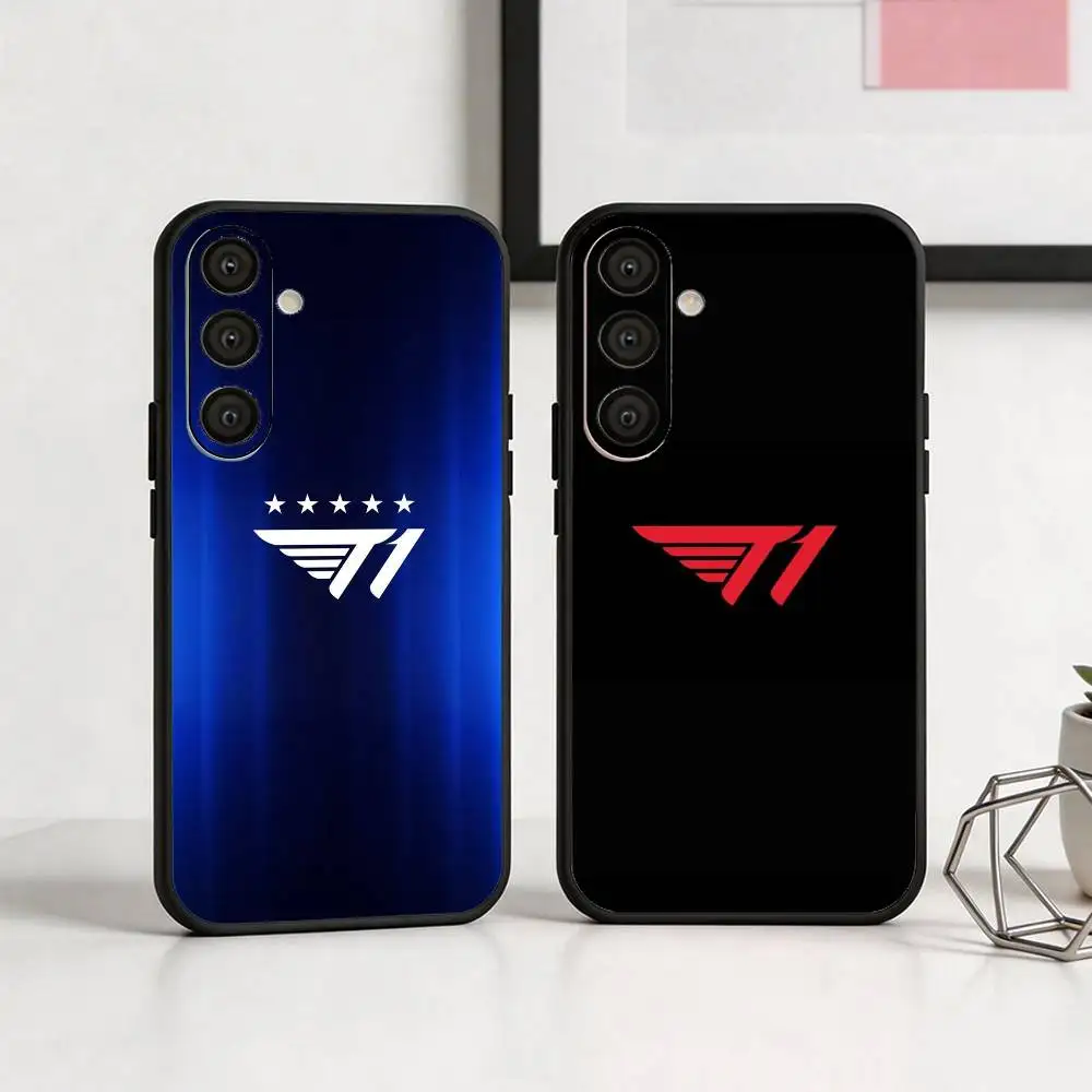 

Team T1 F-Faker 2025 LCK Six Star Phone Case For Samsung A73,A21s,A22,A31,A32,A52,A53,A71,A80,Soft Black Shell