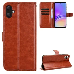 For Samsung Galaxy A05 4G Anti-fall Leather Phone Case Non-slip With Lanyard Stand Holder For SamsungA05 4G Business Wallet Clip