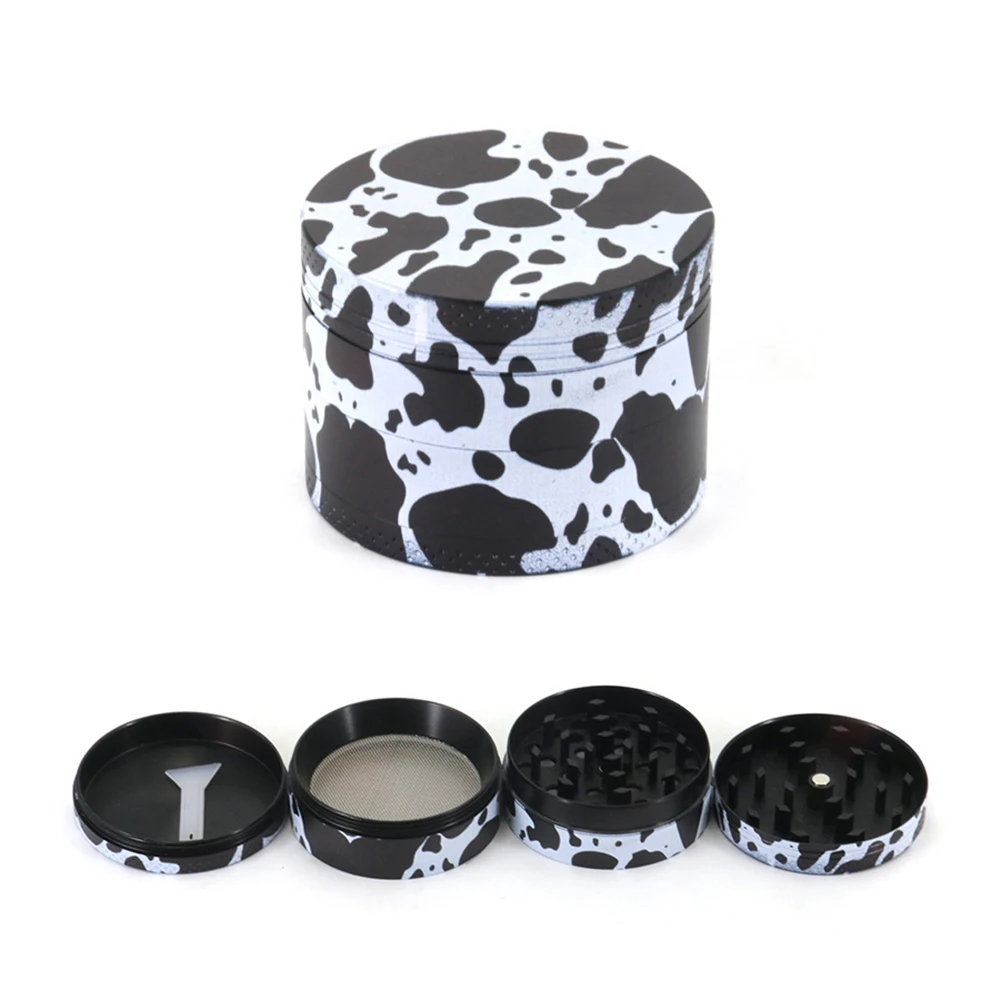Mini Herb Grinder, 50mm Metal Spice Grinder 4 Piece with Pollen Catcher, Magnetic Lid, Sharp Teeth, Grinder Para Especias