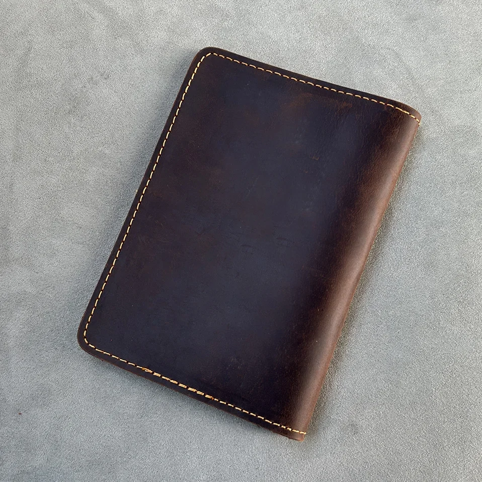 Travel Accessories Genuine Leather Personalized Passport Cover Leather Passport Cover Personalized Logo passport holder