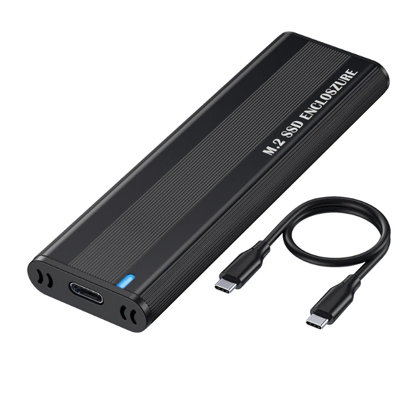 

M2 SSD Case NVME SATA Dual Protocol M.2 To USB Type C 3.1 SSD Adapter For NVME PCIE NGFF SATA SSD Disk Box