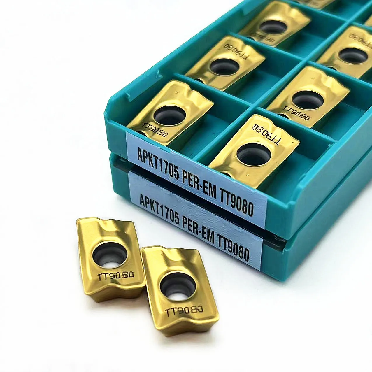 10 قطعة عالية الجودة كربيد إدراج bic t1705 لكل أداة PER-EM inter t1705 TT9080 ل قابلة للفهرسة طحن القاطع bic t1705 PER-EM TT9030