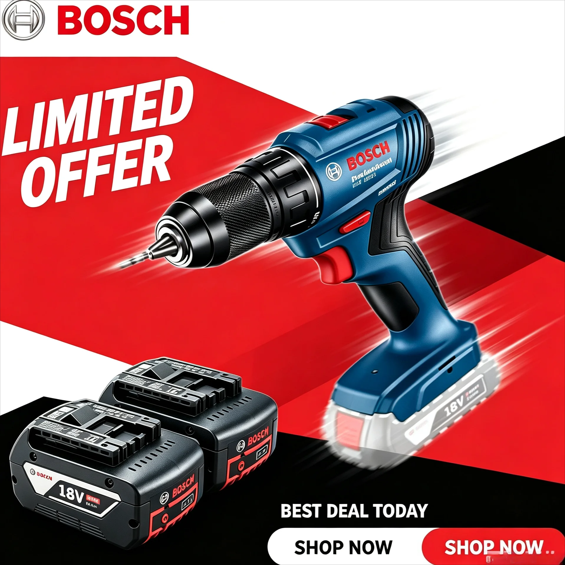 100% Original-Bosch 18V Battery, 18V5.0Ah/6.0Ah Batteries, Draadloze Professional System