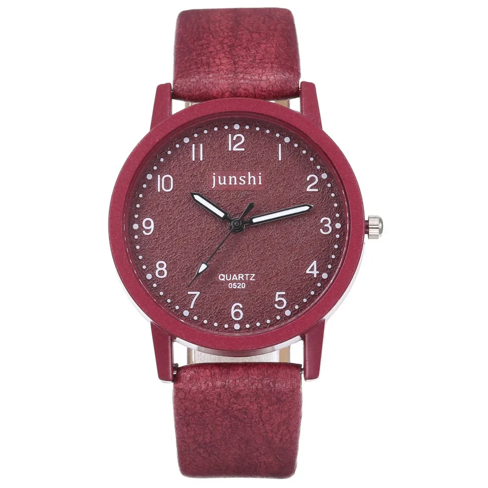 Quartz Watch Woman's High-end Waterproof Distinguished Womens Watch Metal Strap Dress Clock Leather Watch Alloy Ladies Watch