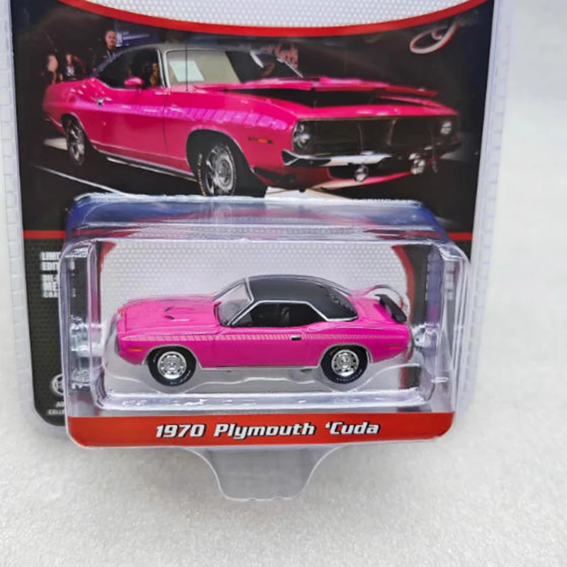 GreenLight 1:64 1969 1970 Plymouth Cuda/HEMI GTX-F8 Alloy Car Model Ornament Souvenir Display Collection Hobby Gift