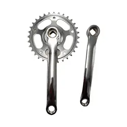 Mountain Bike Crank Arm Set 165mm Components Bicycle Crankset for Repairing Riding Outdoor Mountain Bike Cycling Accessories