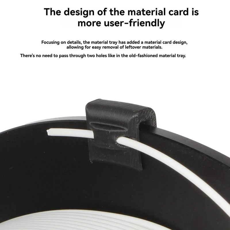 Removable Consumable Material Tray for 3D Printers Consumables Disk Reusable Holder for PLA TPU Filament Spool