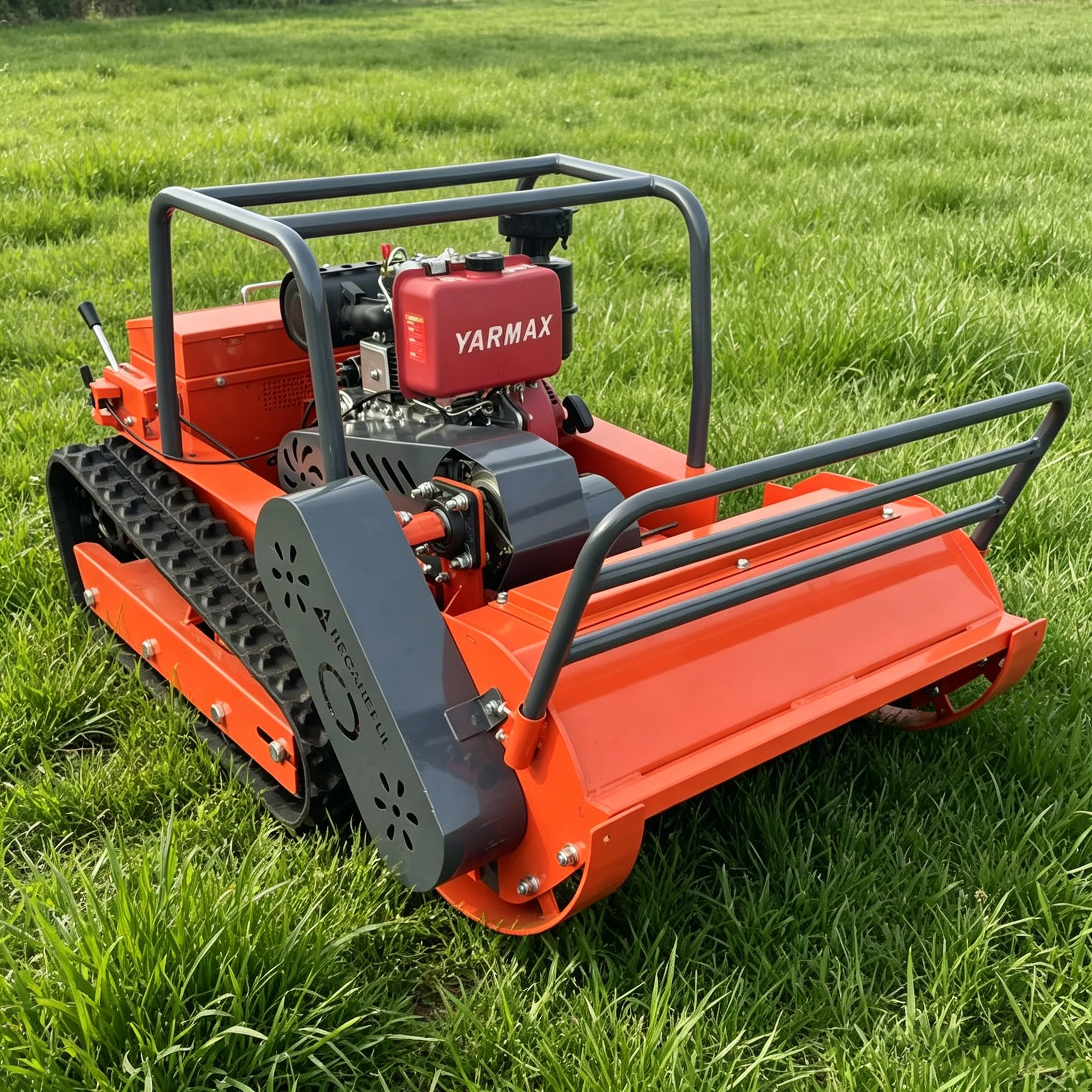 

Self-propelled Grass Cutter Professional Crawler Lawn Mower All-Terrain Remote Control Mower Quiet Operation Steep Slopes Cutter