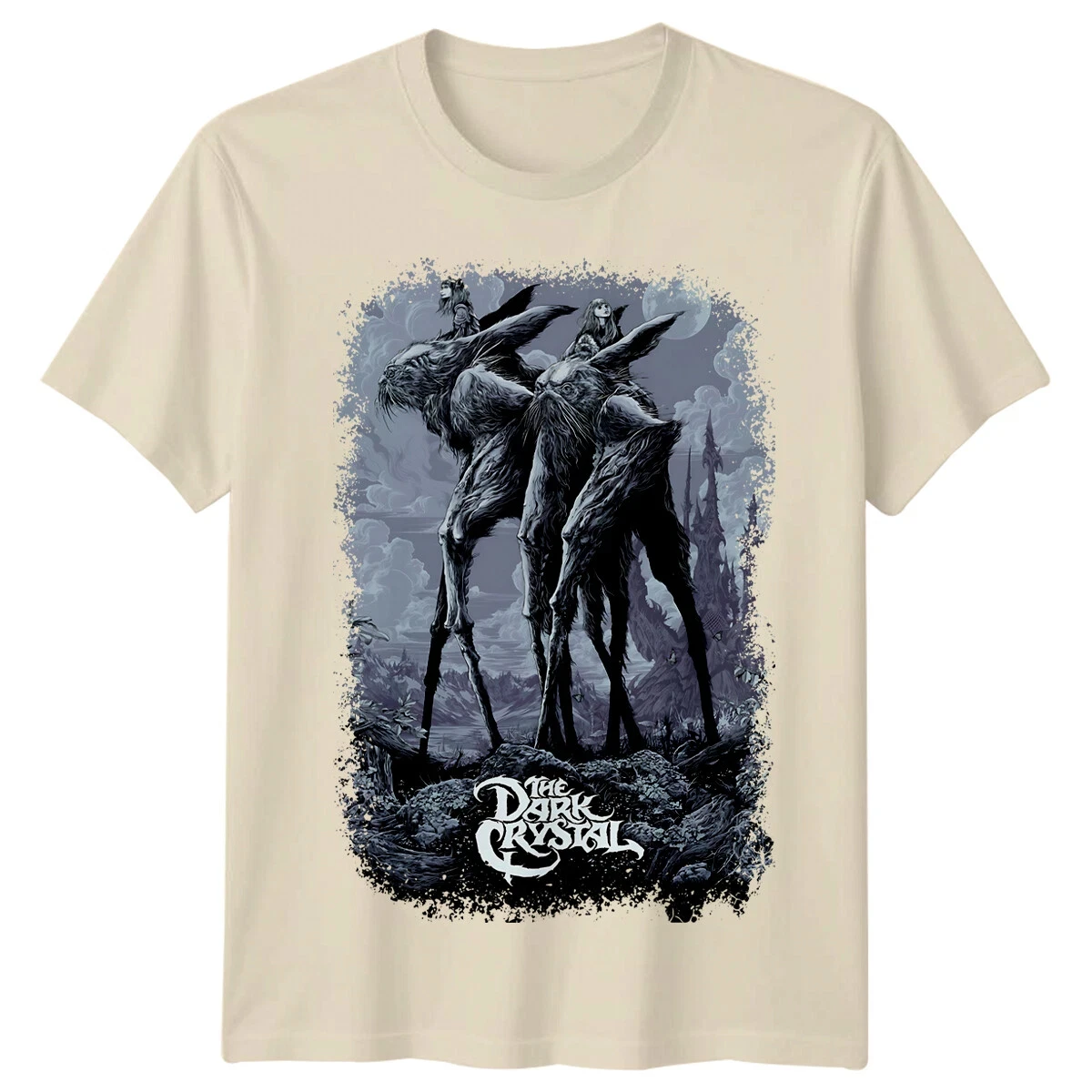 The Dark Crystal (1982) Movie Poster Inspired T-Shirt Retro 80s Tee Men Clothing Shirts  Oversized T Shirt