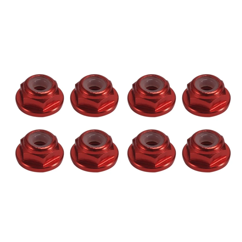 

8Pcs Metal Nylon M2 Wheel Lock Nuts For 1/24 RC Car Crawler Car Axial SCX24 AXI90081 AXI00001 AXI00002 Upgrade Parts