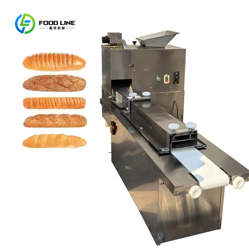 Customized Hot Sale French Bread Roller Baguette Moulder Dough Maker Rolling Machine Grain Product Making Machines